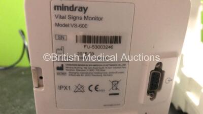 Mixed Lot Including 2 x Medrad Spectris Solaris EP MR Injection System Batteries, 1 x Mindray VS-600 Patient Monitor (Powers Up) 1 x Mindray VS-900 Patient Monitor (Powers Up with Damage to Casing) 2 x Keeler Ophthalmoscope / Otoscope Handles with 2 x Att - 9