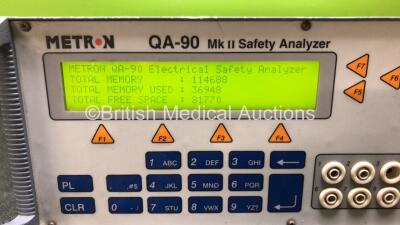 Metron QA-90 Mk II Safety Analyzer (Powers Up when Tested with Stock Power Supply-Power Cable Not Included) *SN 10482* - 2