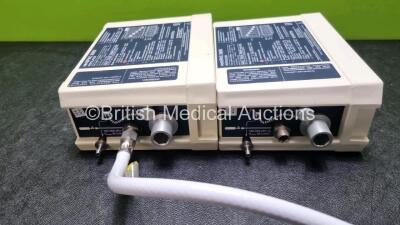 2 x Smiths Pneupac ventiPAC 200D Ventilators with 1 x Hose *SN 09033305 / 1101250* - 4