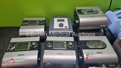 JobLot Including 6 x ResMed Autoset S9 CPAP Units with 4 x ResMed H5i Humidifier Units with 6 x Power Supplies, 2 x Medix Econoneb Nebulizers, 1 x PariBoy Classic Nebulizer and 1 x Aquilon Nebulizer System (All Power Up)*EN 18586 / 19103 / 18216 / 18424 / - 5