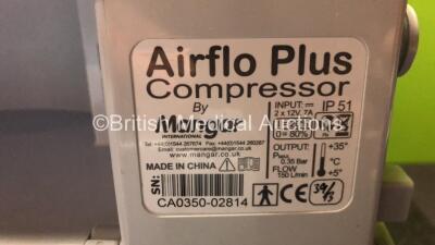 Job Lot Including 6 x Mangar Airflo Compressors (" x Missing Handles) and 1 x Camel by Mangar Mattress - 7