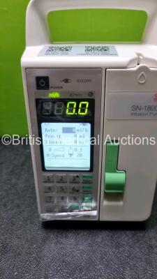 6 x Sino Medical SN-1800V Infusion Pumps (All Power Up) *SN 0496200513A03067 / 0496200525A05923 / 0496200513A028723 / 0496009513A03066 / 049600513A02871 / 04696200519A04679* - 6