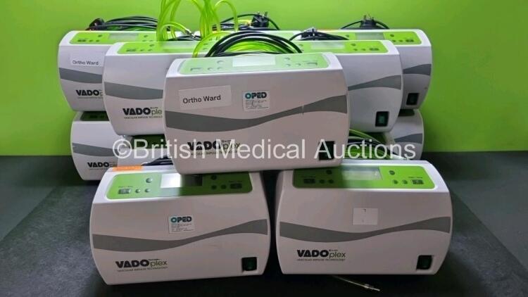 10 x Vado Plex Vascular Impulse Jet Pumps with 20 x Hoses * SN 1700047 / 17000096 / 16000039 / 16000052 / 17000141 / 16000075 / 17000018 / 17000019 / 170000120 / 17000108 /