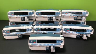 10 x CareFusion Alaris GH Syringe Pumps (7 x GG1 Code, 2 x Draw Power Do Not Power Up, 1 x No Power)