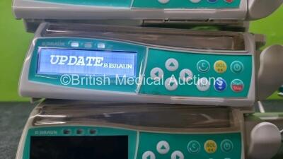 4 x B.Braun Perfusor Space Infusion Pumps (3 x Power Up, 1 x with Faulty Screen and Damage to Casing - See Photos) - 2