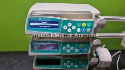 4 x B.Braun Perfusor Space Infusion Pumps (3 x Power Up, Damage to Casing - See Photos) - 3