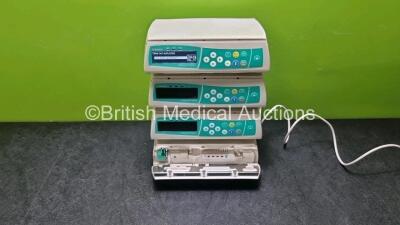 4 x B.Braun Infusomat Space Infusion Pumps (All Power Up All Units with Slight Damage to Casing - See Photos)