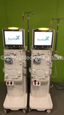 2 x Nipro Corporation Surdial X Dialysis Machines Version 1.506 with Hoses (Both Power Up) *Mfd 2019* - 4