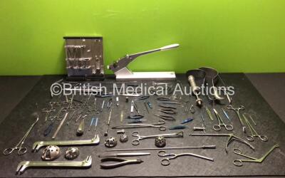 Job Lot of Various Surgical Instruments in Tray