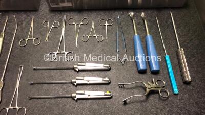 Job Lot of Surgical Instruments Including 3 x Acufex Punches in 2 x Trays - 3