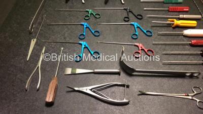 Job Lot of Various Surgical Instruments and Depuy / Mitek Instruments in Tray - 2