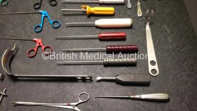 Job Lot of Various Surgical Instruments and Depuy / Mitek Instruments in Tray - 8