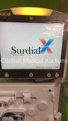 2 x Nipro Corporation Surdial X Dialysis Machines Version 1.506 with Hoses (Both Power Up) *Mfd 2019/2018* - 8