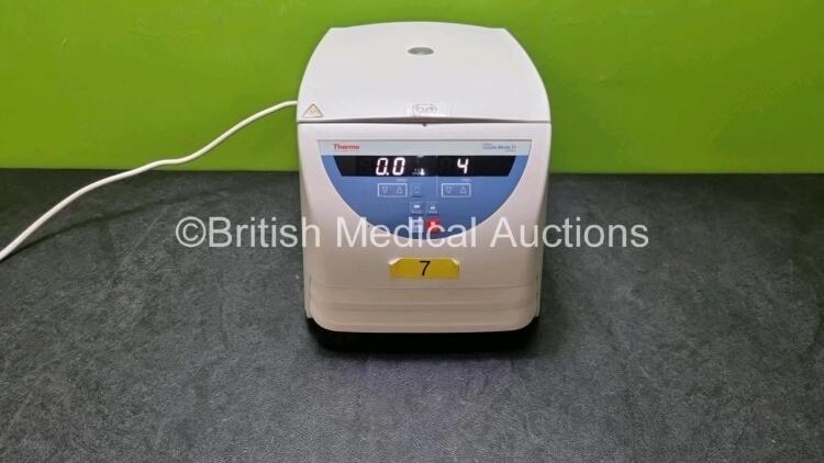 Thermo scientific Sorvall Legend Micro 17 Microcentrifuge *Mfd 06-2019* (Powers Up and Spins) *SN 42496949*