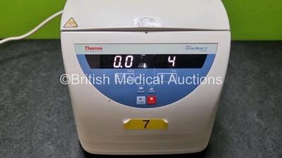 Thermo scientific Sorvall Legend Micro 17 Microcentrifuge *Mfd 06-2019* (Powers Up and Spins) *SN 42496949* - 2