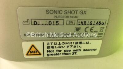 Sonic Shot GX Injector Head with MR Contrast Delivery System (Powers Up) *CMB10146G* - 3