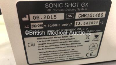 Sonic Shot GX Injector Head with MR Contrast Delivery System (Powers Up) *CMB10146G* - 5