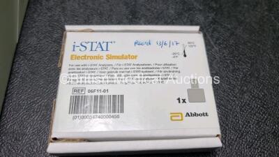 Abbott i-STAT 1 Portable Clinical Analyzer Handheld Blood Analyzer with Docking Station and Power Supply and 2 x Electronic Stimulators *Out of Date (Powers Up) *SN 391652* - 2