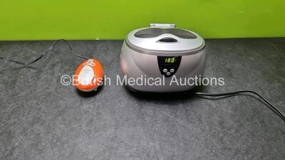 Job Lot Including 1 x Digital CD-3800 Ultrasonic Cleaner and 1 x CD-2900 Ultrasonic Contact Lens Cleaner