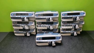 10 x CareFusion Alaris Guardrails GH Plus Syringe Pumps (9 x Power Up) *SN 8002835542 / 800283547 / 135038682 / 135146410 / 135103953 / 800269070 / 135146388 / 135146391 / 135102512* *G*