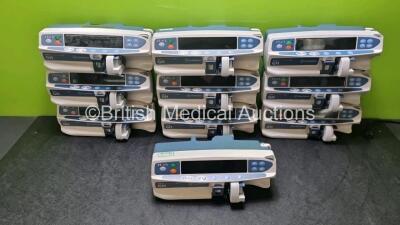 10 x CareFusion Alaris Guardrails GH Plus Syringe Pumps (9 x Power Up) *SN 135033055 / 135033060 / 8900283562 / 800283593 / 135033090 / 135146402 / 135033073 / 135146321 / 135033072 / 800283576* *G*