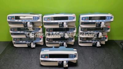 10 x CareFusion Alaris Guardrails GH Plus Syringe Pumps (7 x Power Up) *SN 800207139 / 800207076 / 13508685 / 135102535 / 135146329 / 8002835540 / 800283555 / 800283583 / 8002835767 *G*