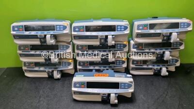 10 x CareFusion Alaris Guardrails GH Plus Syringe Pumps (8 Power Up) *SN 135146362 / 800232710 / 800207122 / 135033081 / 800283585 / 135103986 / 135102502 / 135102189 / 135102445 / 135102525* *G*