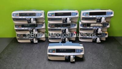 10 x CareFusion Alaris Guardrails GH Plus Syringe Pumps (8 x Power Up) *SN 135146381 / 1365146325 / 135103944 / 13503052 / 800283592 / 135146355 / 800283557 / 135146359 / 135142720* *G*