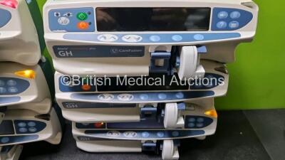 10 x CareFusion Alaris Guardrails GH Plus Syringe Pumps (8 x Power Up) *SN 135146381 / 1365146325 / 135103944 / 13503052 / 800283592 / 135146355 / 800283557 / 135146359 / 135142720* *G* - 5