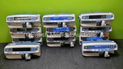 Job Lot Including 4 x CareFusion Alaris GH Syringe Pumps, 1 x Carefusion Alaris Plus GH Syringe Pump. 5 x BD Alaris Guardrails Plus GH Syringe Pumps, 1 x Carefusion Alaris Guardrails Plus CC Syringe Pump (8 x Power Up and 5 x Cardinal Health Alaris DS Do