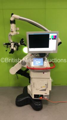 Leica Mitaka M720 OH5 Dual Operated Surgical Operating Microscope for Neurosurgery, Otolaryngology and Reconstructive Microsurgery with 2 x Binoculars with 2 x 10x/21 Eyepieces and 2 x 8.33x/22 Eyepieces, Leica HD 10730542 Camera, Sony XC-E150CE Camera, C