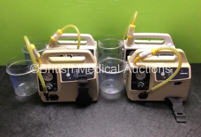 Job Lot Including 3 x Sscor Ref 2314B Suction Units with Cups and 1 x Sscor Ref 2314NB Suction Unit with Cup (All Power Up with Missing Lids)