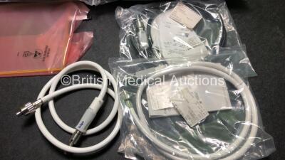 Job Lot Including 3 x Drager Hoses (2 x Like New) 3 x Drager Evita XL Monitor Casings (Like New) and 1 x Drager Touch Screen Monitor Glass (Like New) - 2