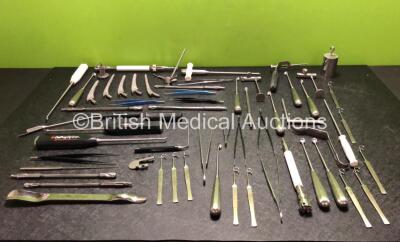 Job Lot of Various Surgical Instruments Including DePuy Spine and DePuy AcroMed Instruments