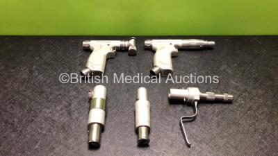 Job Lot Including 1 x Hall Series 4 5067-02 Oscillator Handpiece, 1 x Hall Series 4 5067-01 Drill/Reamer Handpiece and 3 x Attachments