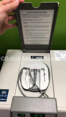 LightMed Lightlas 532 Ophthalmic Laser with Remote Control Panel,Keeler All Pupil Ophthalmoscope and Trulase Laser Aperture and Footswitch (Powers Up with Key - Key Included) * Mfd - August 2004 * - 5