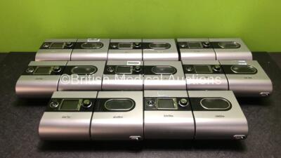 8 x ResMed Autoset S9 CPAP Units with 8 x ResMed H4i Humidifier Units Including 8 x AC Power Supplies (All Power Up)