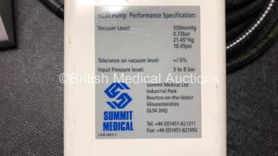 Mixed Lot Including 2 x Digi DS-502 Weighing Scales, 1 x Summit Medical H550 Pump with Hose, 1 x Baxter Fibrinotherm Unit, 1 x Datex Type M-ESTPR-00-03 Module and 1 x Zeiss Microscope Footswitch - 8