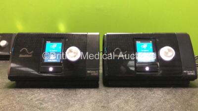 4 x ResMed AirSense 10 Autoset CPAP Units with 2 x Power Supplies (All Power Up, 3 x Missing Humidifier Chambers) - 2