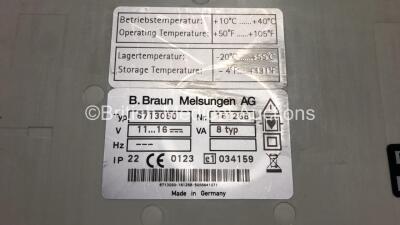 Mixed Lot Including 4 x B Braun Infusomat Space Infusion Pumps (2 x Power Up with Battery Maintenance) with B.Braun Space Docking Station, 4 x Konica Minolta Pulsox Monitors and 1 x Anetic Aid Attachment - 7