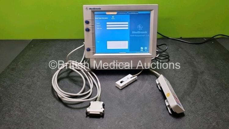 Job Lot Including 1 x Medtronic NIM-Response 3.0 Monitor Including 1 x Medtronic Ref 68L2093B Accessory and 1 x 1 x Medtronic Nim Muting Detector