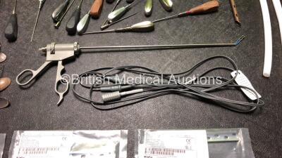 Job Lot of Various Surgical Instruments Including 1 x Bipolar Forceps with Cable - 6