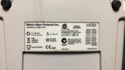 Mixed Lot Including 2 x Operating Table Stirrups, 1 x SLE 2100 Respiration Monitor, 1 x Dinamap Pro 200 Patient Monitor, 1 x Welch Allyn 53N00 Patient Monitor and 1 x Bird Mark 7A Respirator - 8