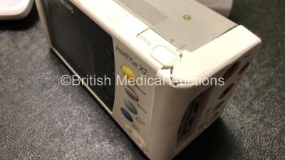 Mixed Lot Including 1 x Philips IntelliVue X2 Patient Monitor with ECG, SpO2, NBP, Temp and Press Options (No power, Suspected Flat Battery, Damaged Casing - See Photos) 6 x Merlin Transmitters, 2 x Boston Scientific Latitude Communicator, 1 x Omron M6 BP - 6