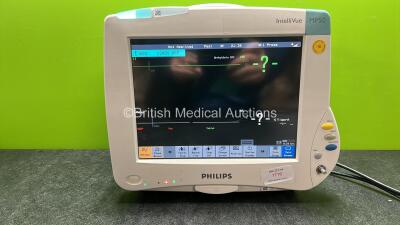 Philips IntelliVue MP50 Patient Monitor (Powers Up with Missing Dial-See Photo) 1 x Philips IntelliVue X2 Handheld Patient Monitor Including ECG, SpO2, NBP Press and Temp Options with 1 x Battery (Both Power Up) *C* - 2