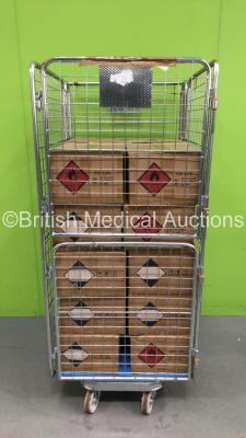 Cage of 20 x Boxes of Instasan 500ml Bottles of Hand Sanitizer (20 Bottles per Box - 400 Bottles Total)