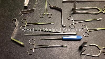 Job Lot of Various Surgical Instruments Including 1 x Karl Storz 27026 EF Cannula with Trocar - 5