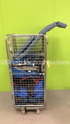 Cage of Hartwell Medical Evac-U-Splint Mattresses and 1 x Ferno Ambulance Stretcher Mattress (Cage Not Included)