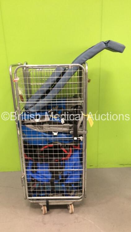 Cage of Hartwell Medical Evac-U-Splint Mattresses and 1 x Ferno Ambulance Stretcher Mattress (Cage Not Included)