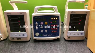 Job Lot of Patient Monitors Including 3 x Datascope Accutorr Plus Patient Monitors (2 Power Up, 1 No Power) 2 x Mindray Datascope Duo Patient Monitors (Both Power Up, 1 with Error-See Photo) 1 x Criticare 506N3 Series Patient Monitor (Powers Up) - 2